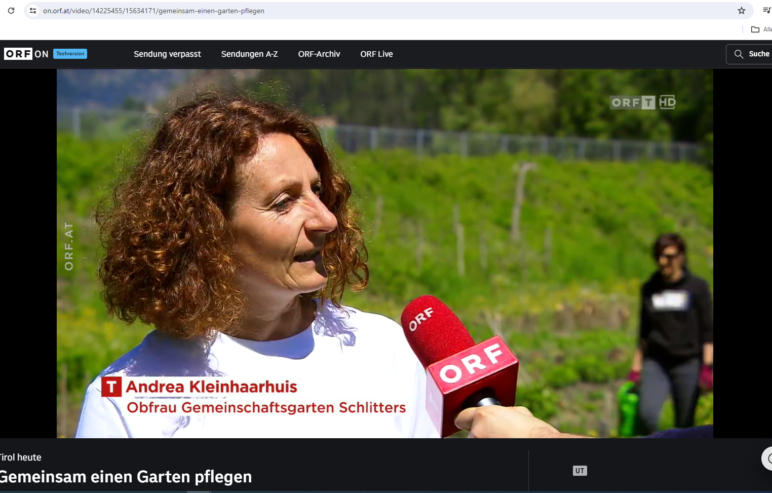 Gemeinschaftsgarten Schlitters in Tirol Heute vorgestellt