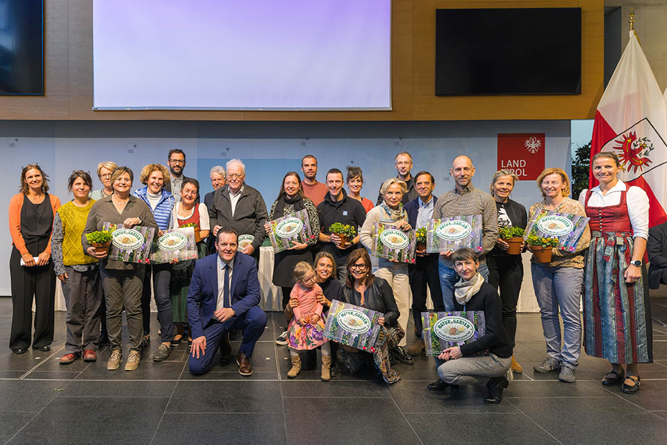 Plakettenvergabe: Tirols „Grüne Daumen“ ausgezeichnet