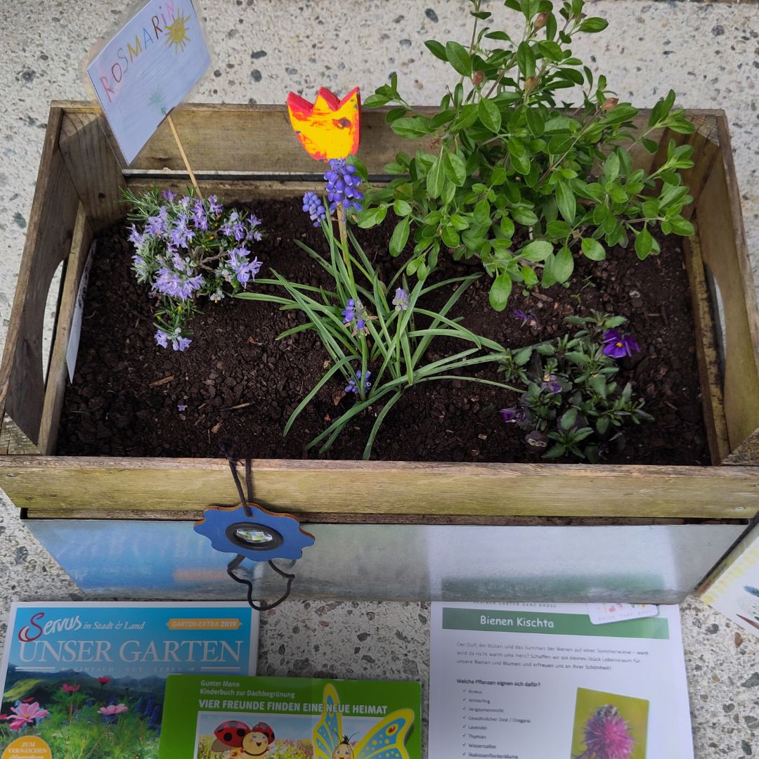 Ein Garten, der den Ort wechselt